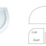 LOW PROFILE OFFSET QUADRANT TRAY