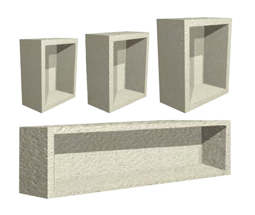 WATERPROOF RECESSED STORAGE