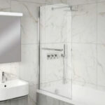 HINGED RADIUS WITH TOWEL RAIL