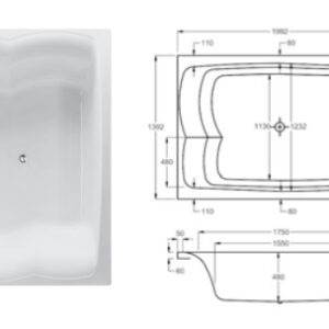 2000 x 1400mm H570mm D480mm